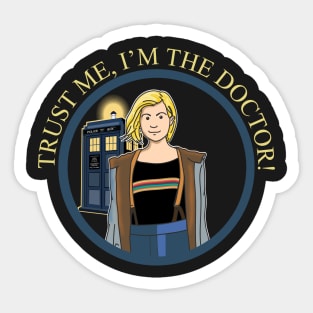 TRUST ME, I'M THE DOCTOR! Sticker